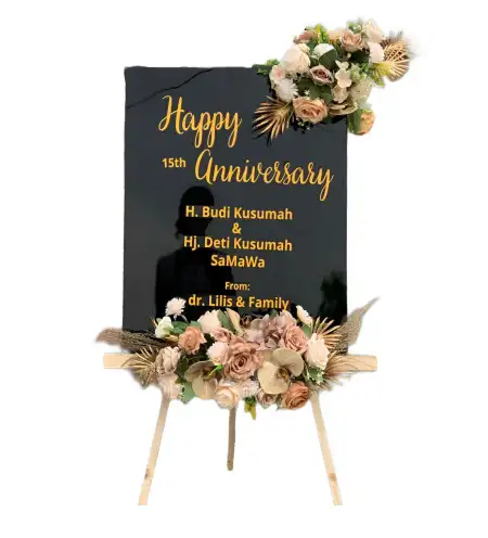 Papan Bunga Akrilik Gewok