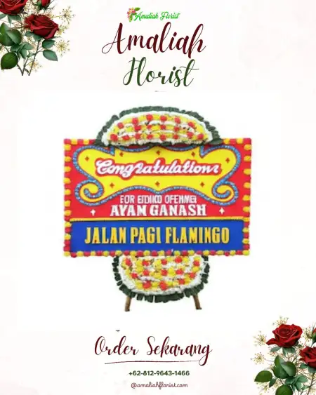 Sewa Papan Bunga Gewok